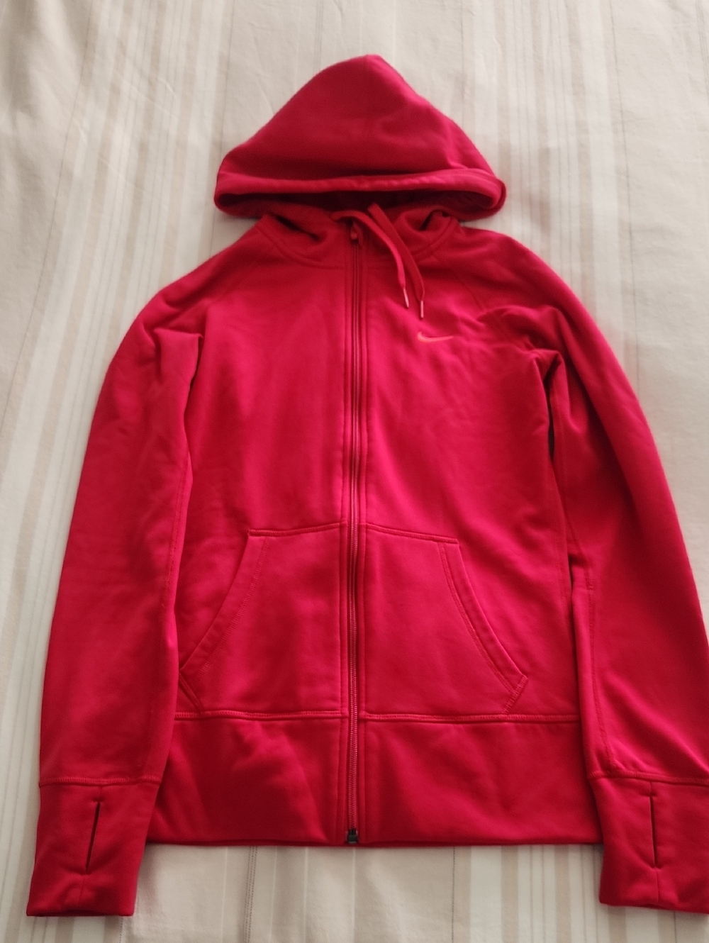 Nike Raspberry Full-Zip Hoodie
